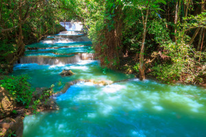 Water flowing like going with the flow during childbirth